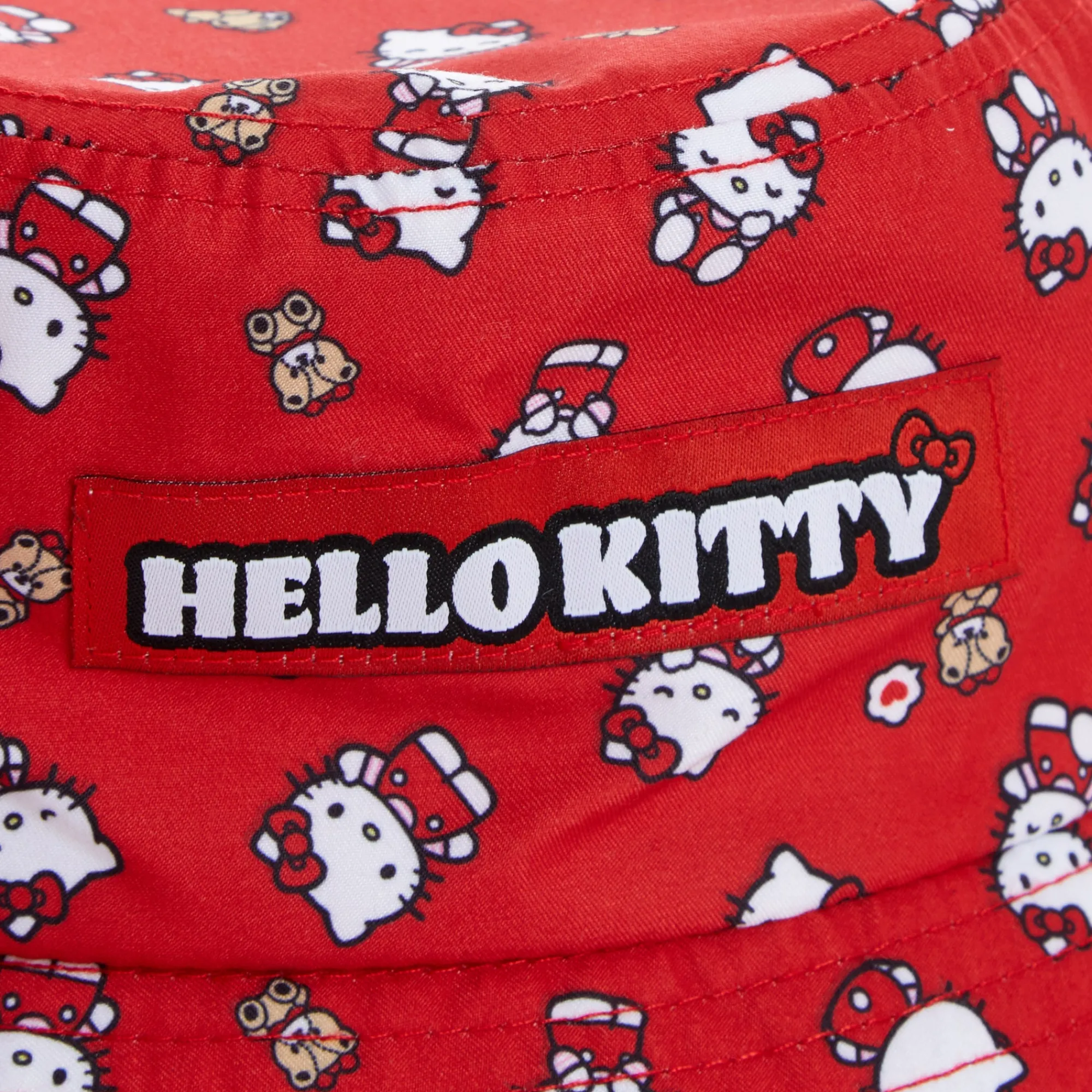 Kids NAKAJIMA CORPORATION Hello Kitty Kids Bucket Hat (Ruby Red Series)