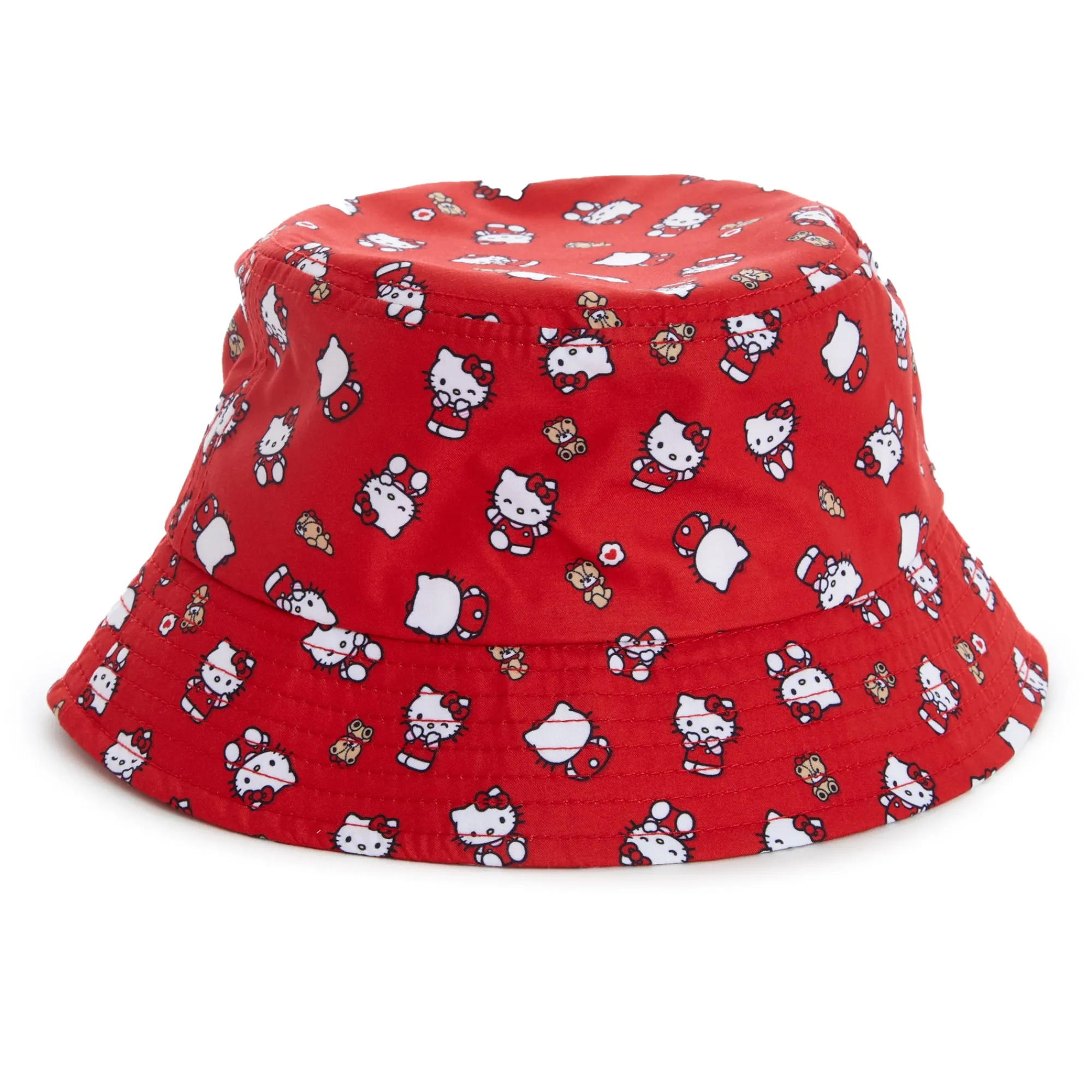 Kids NAKAJIMA CORPORATION Hello Kitty Kids Bucket Hat (Ruby Red Series)