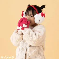 Kids Japan Original Hello Kitty Kids Expandable Cozy Gloves