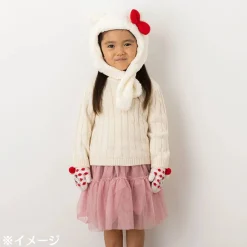 Kids Japan Original Hello Kitty Kids Hooded Wrap Scarf