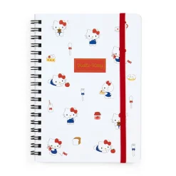 Japan Original Hello Kitty Lined Notebook (Elastic Closure)