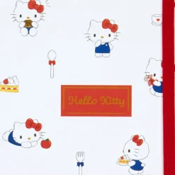 Japan Original Hello Kitty Lined Notebook (Elastic Closure)