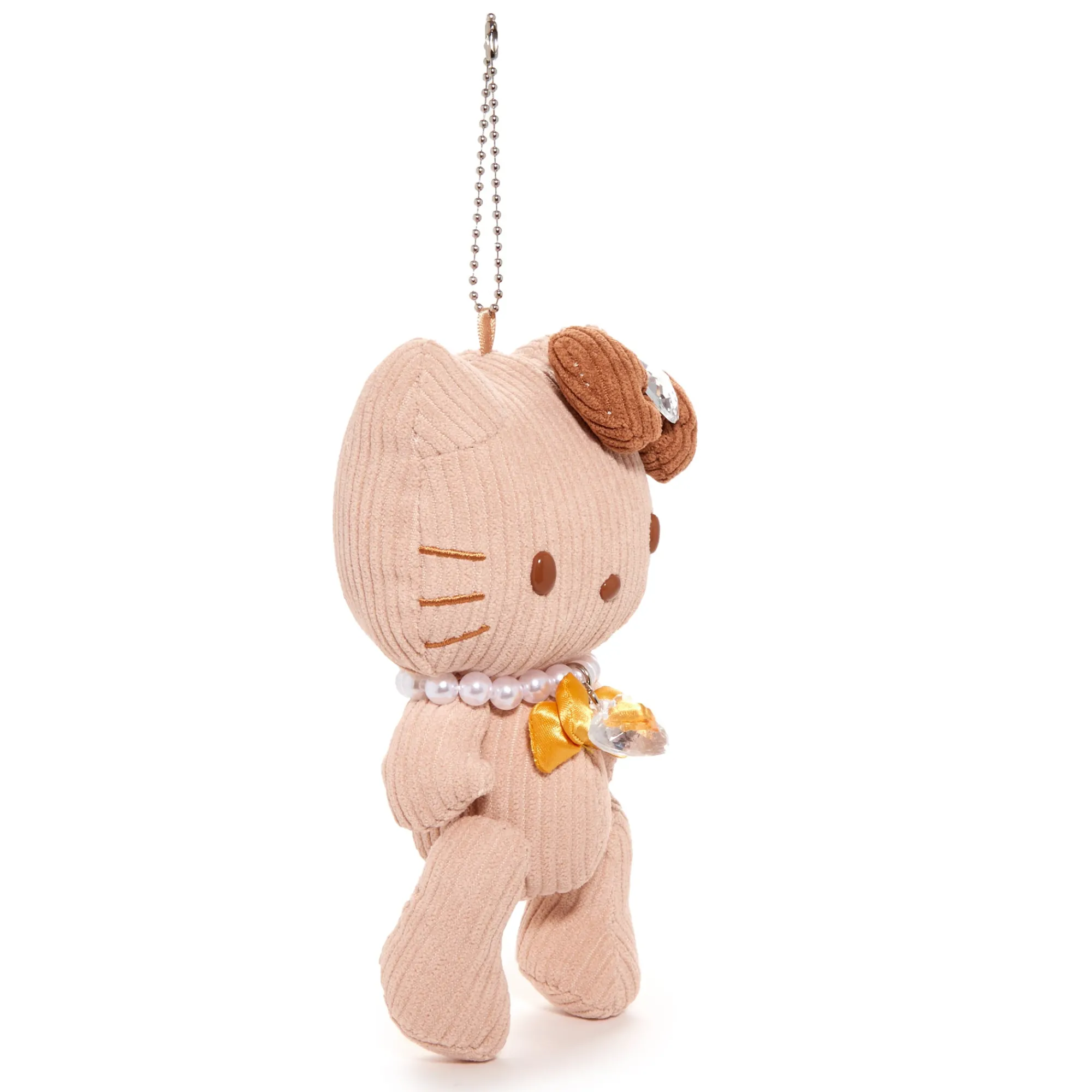 NAKAJIMA CORPORATION Hello Kitty Mascot Jewel Plush (Brown)
