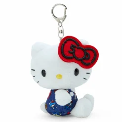 Japan Original Hello Kitty Mascot Keychain Plush (Hello, Everyone! Series)