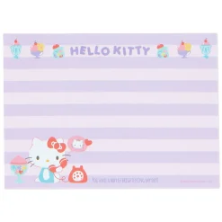 Japan Original Hello Kitty Memo Pad & Sticker Set