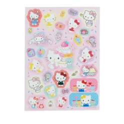 Japan Original Hello Kitty Memo Pad & Sticker Set