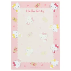 Japan Original Hello Kitty Memo Pad & Sticker Set