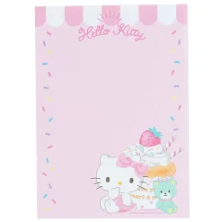 Japan Original Hello Kitty Memo Pad & Sticker Set