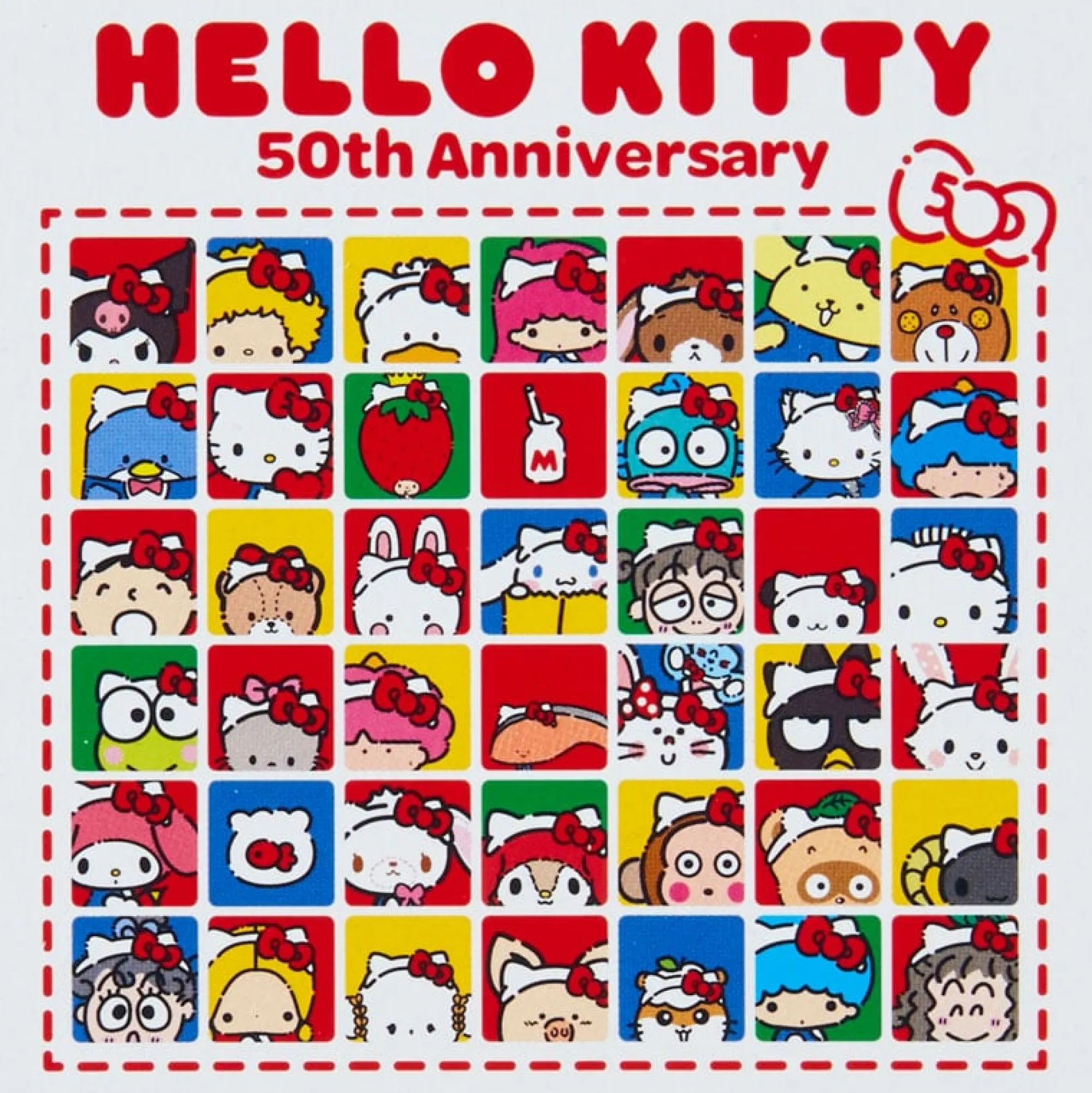 Japan Original Hello Kitty Memo Pad (Hello, Everyone! Series)