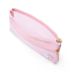 Japan Original Hello Kitty Mesh Pencil Pouch
