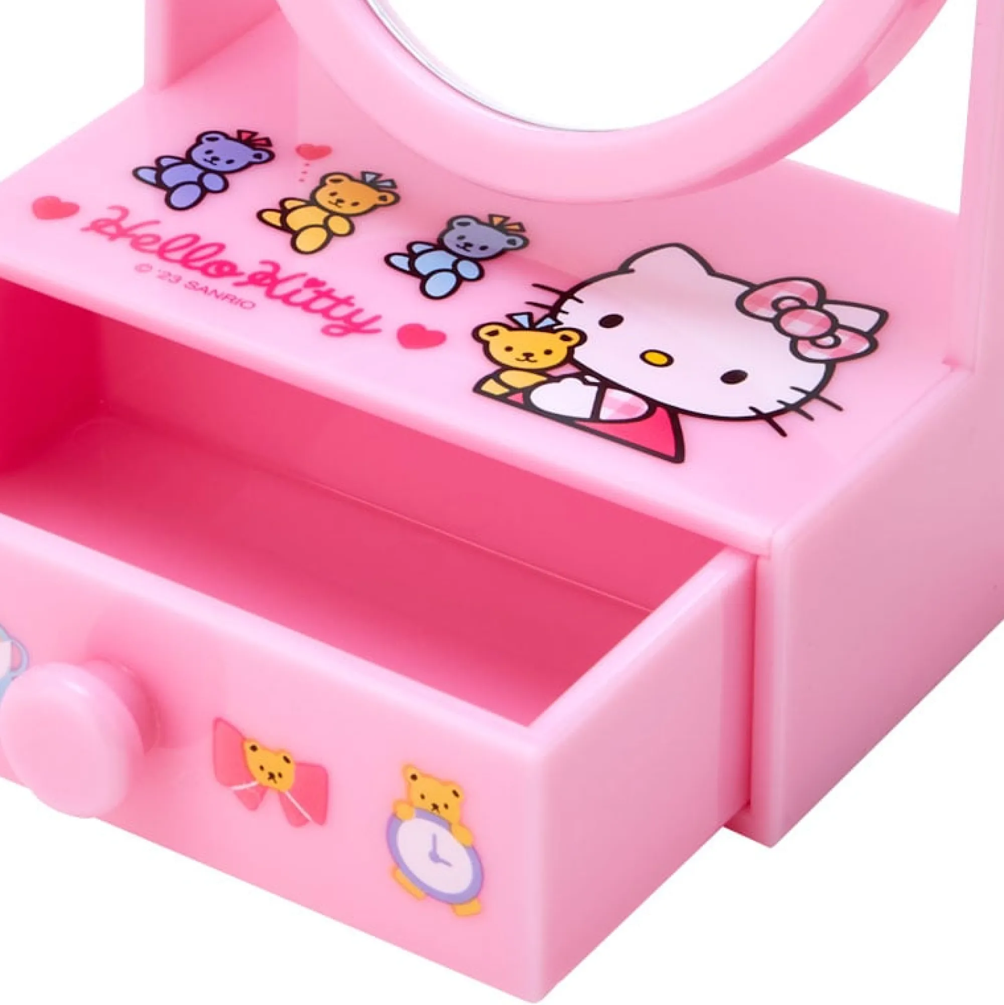 Japan Original Hello Kitty Mini Chest with Mirror