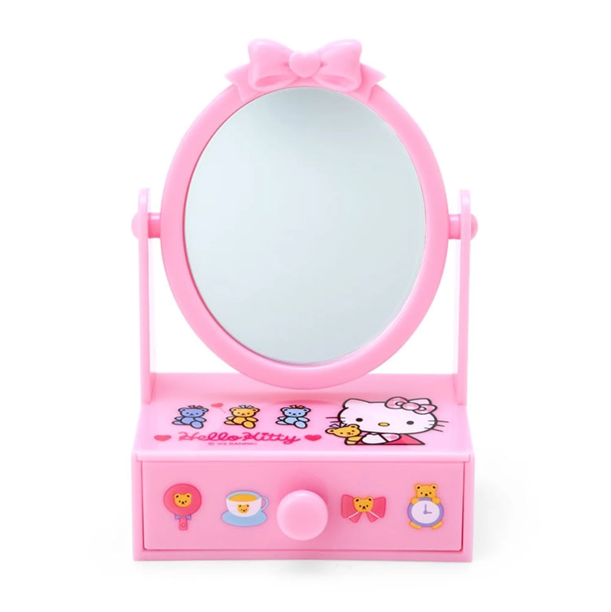 Japan Original Hello Kitty Mini Chest with Mirror