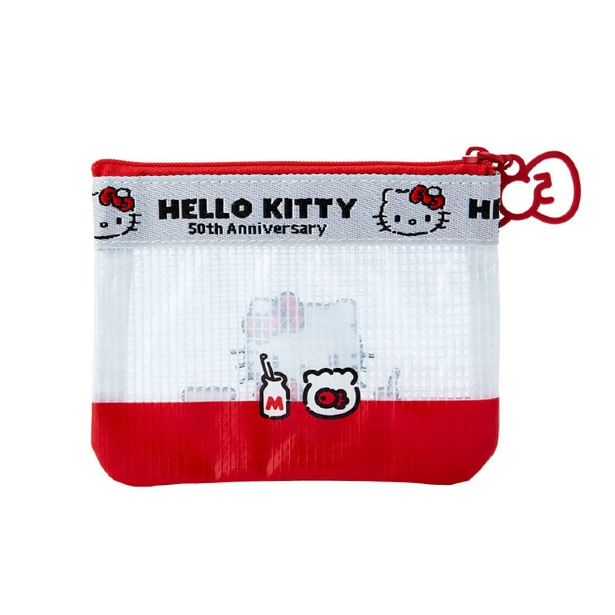 Japan Original Hello Kitty Mini Flat Pouch (Hello, Everyone! Series)