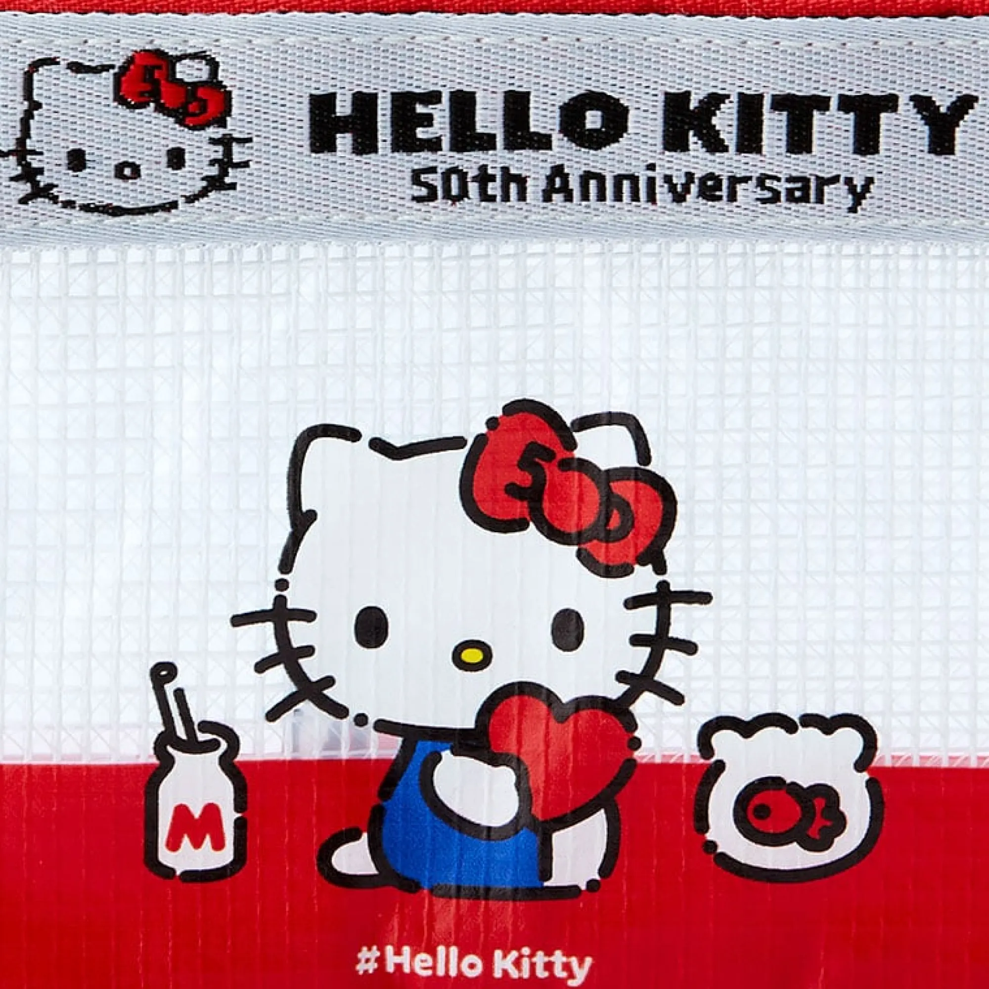 Japan Original Hello Kitty Mini Flat Pouch (Hello, Everyone! Series)