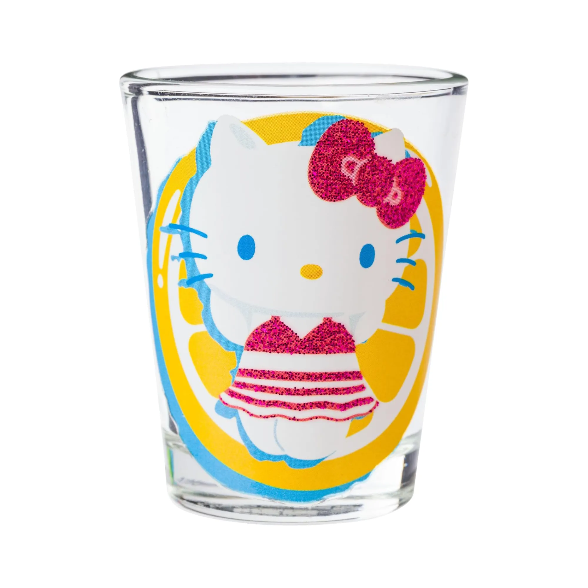 Silver Buffalo Hello Kitty Mini Glass 4-Piece Set (Pool Floatie)