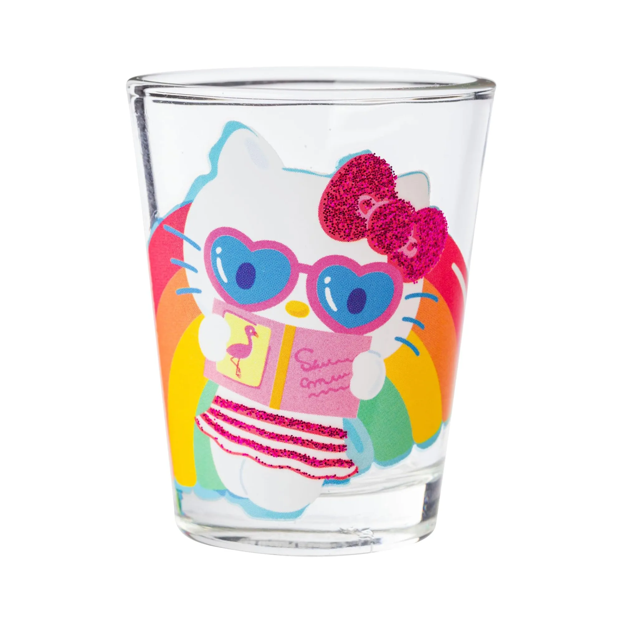 Silver Buffalo Hello Kitty Mini Glass 4-Piece Set (Pool Floatie)