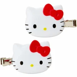 Japan Original Hello Kitty Mini Hair Clip Set (Red)