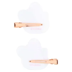 Japan Original Hello Kitty Mini Hair Clip Set 50th Anniv. (Fashionable Ribbons Series)