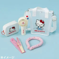 Japan Original Hello Kitty Mini Mesh Zipper Pouch