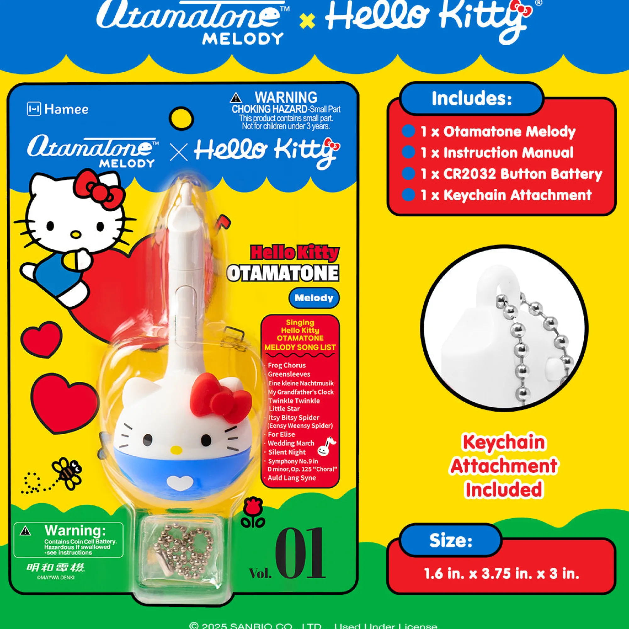 Hamee.com - Hamee US Hello Kitty Mini Otamatone Melody Charm