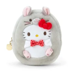 Japan Original Hello Kitty Mini Zipper Pouch (Fauna Friends Series)