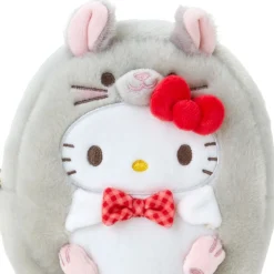 Japan Original Hello Kitty Mini Zipper Pouch (Fauna Friends Series)