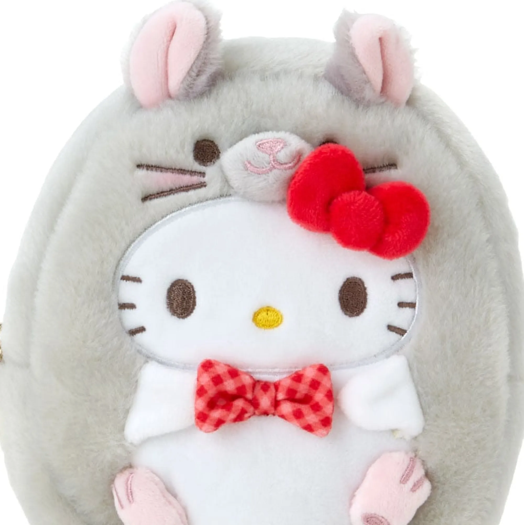 Japan Original Hello Kitty Mini Zipper Pouch (Fauna Friends Series)