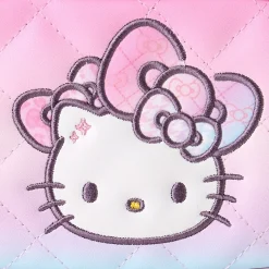 Japan Original Hello Kitty Mini Zipper Pouch 50th Anniv. (Fashionable Ribbons Series)