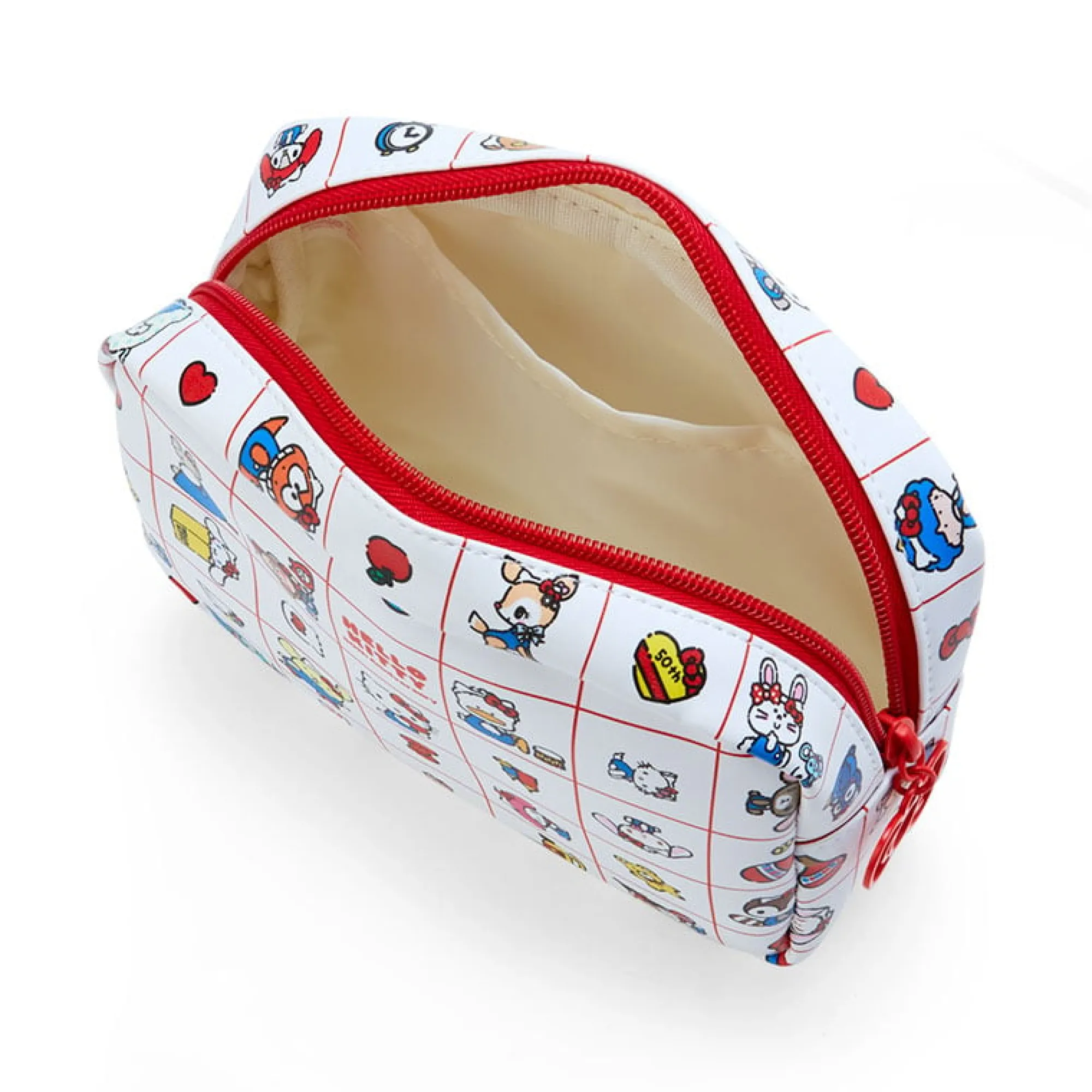 Japan Original Hello Kitty Mini Zipper Pouch (Hello, Everyone! Series)