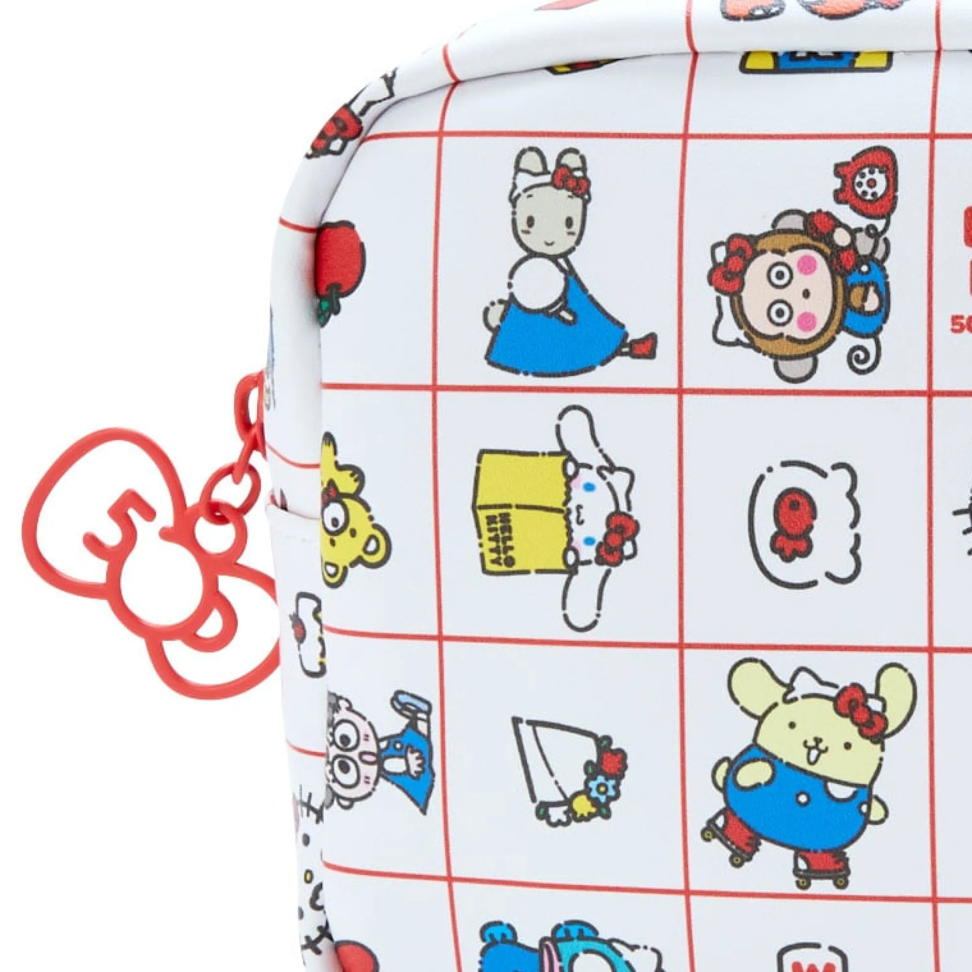 Japan Original Hello Kitty Mini Zipper Pouch (Hello, Everyone! Series)