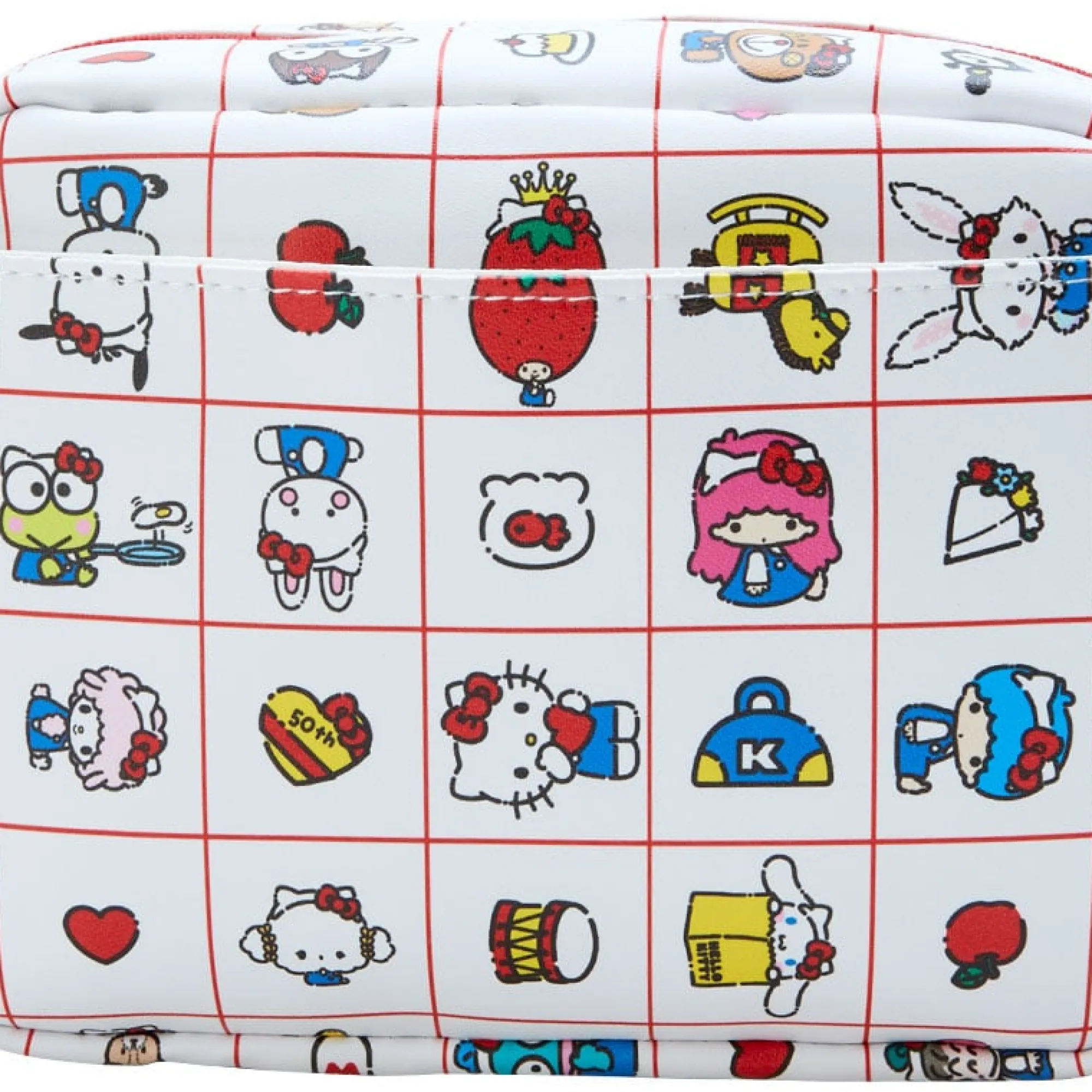 Japan Original Hello Kitty Mini Zipper Pouch (Hello, Everyone! Series)