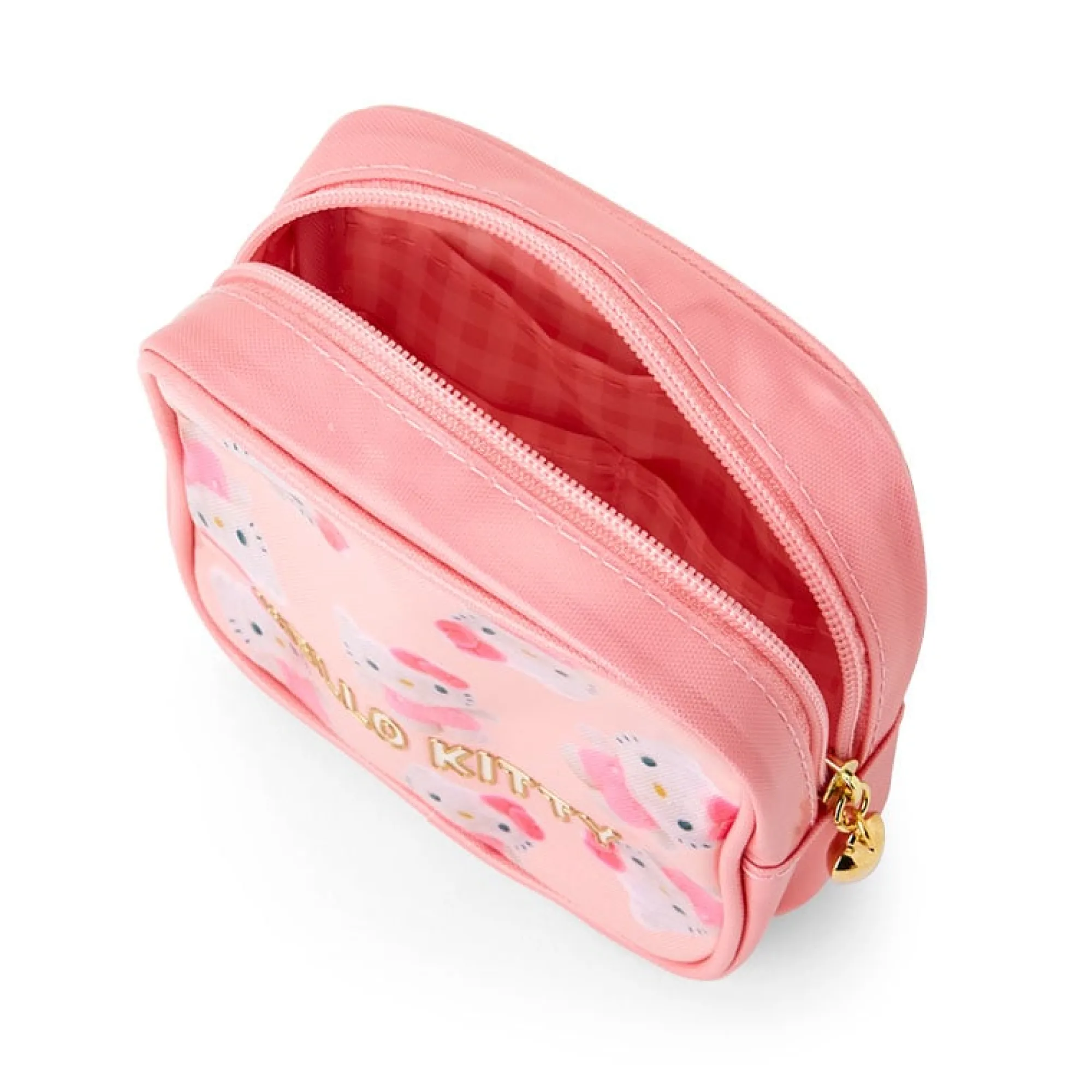 Japan Original Hello Kitty Mini Zipper Pouch (Pitatto Friends Series)