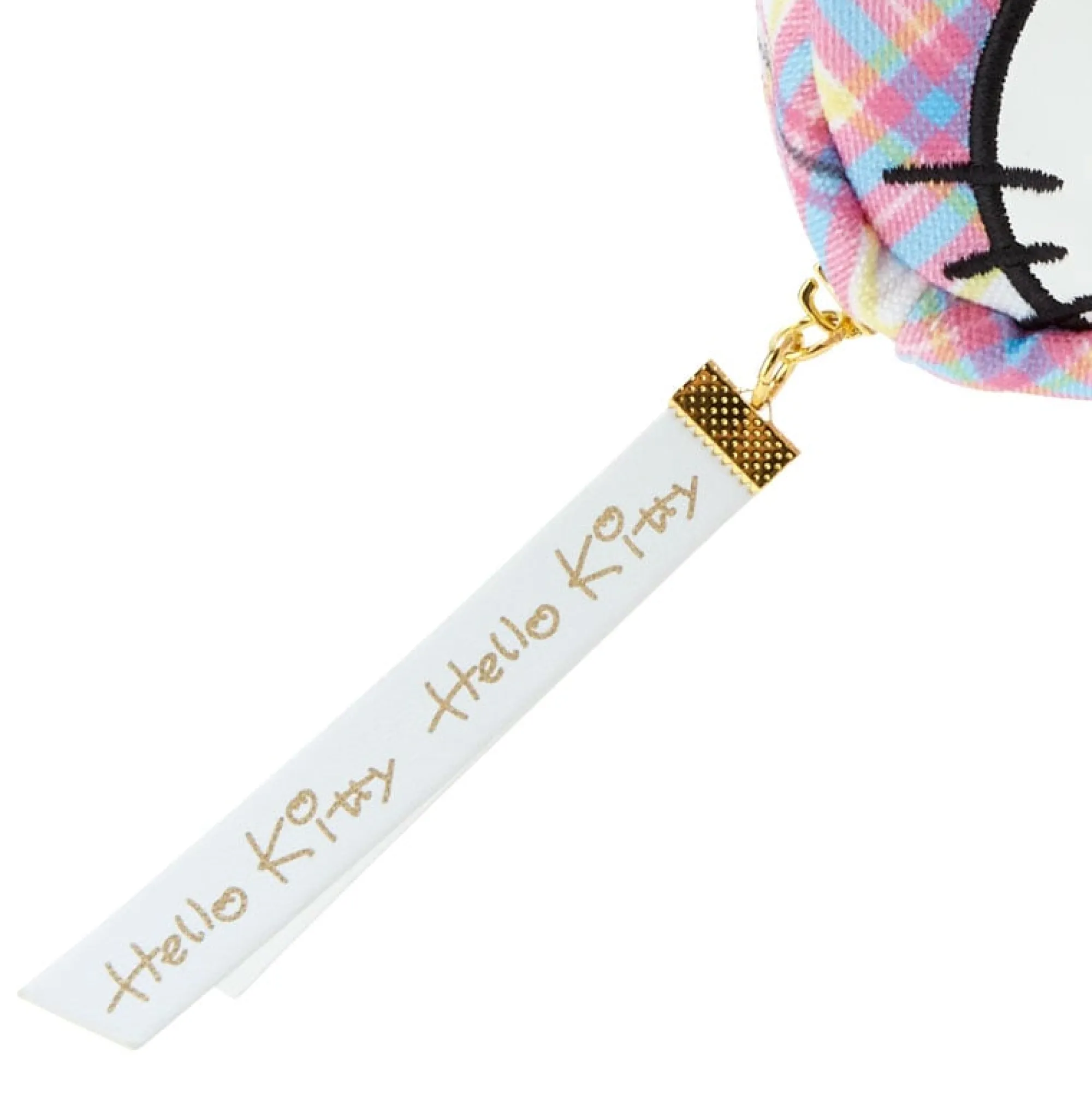 Japan Original Hello Kitty Mini Zipper Pouch (Hello Kitty Dress Tartan Series)