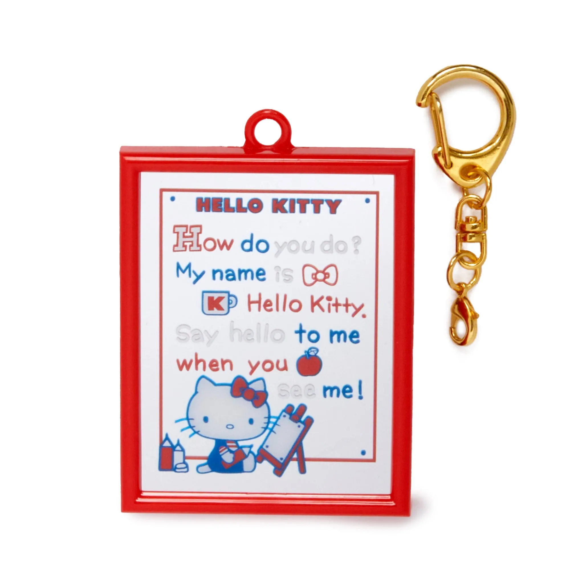 Japan Original Hello Kitty Mirror Keychain