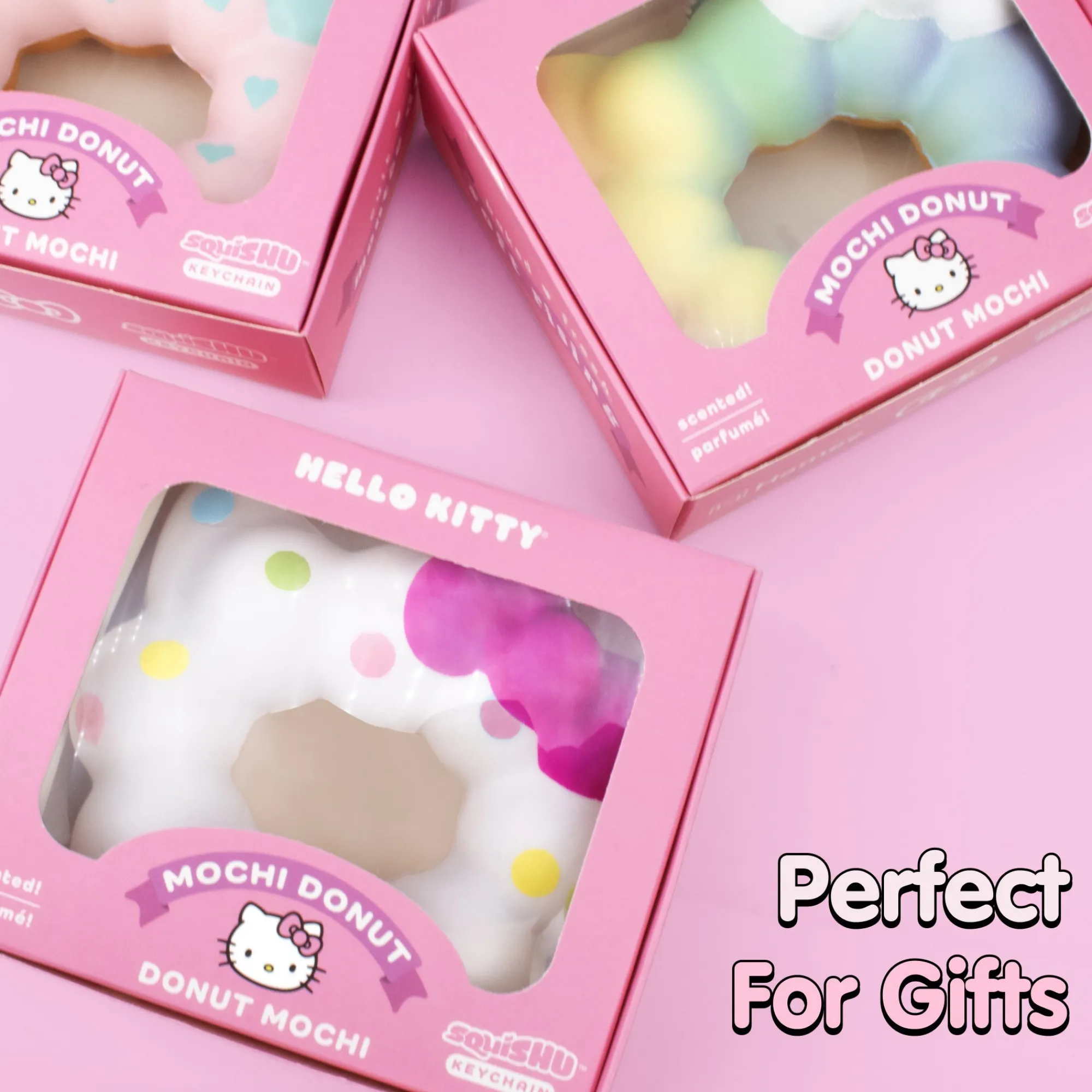 Hamee.com - Hamee US Hello Kitty Mochi Donut Squishy Keychain