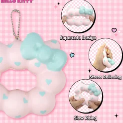Hamee.com - Hamee US Hello Kitty Mochi Donut Squishy Keychain