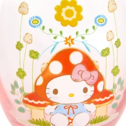 Silver Buffalo LLC Hello Kitty Mushroom Glass Tumbler