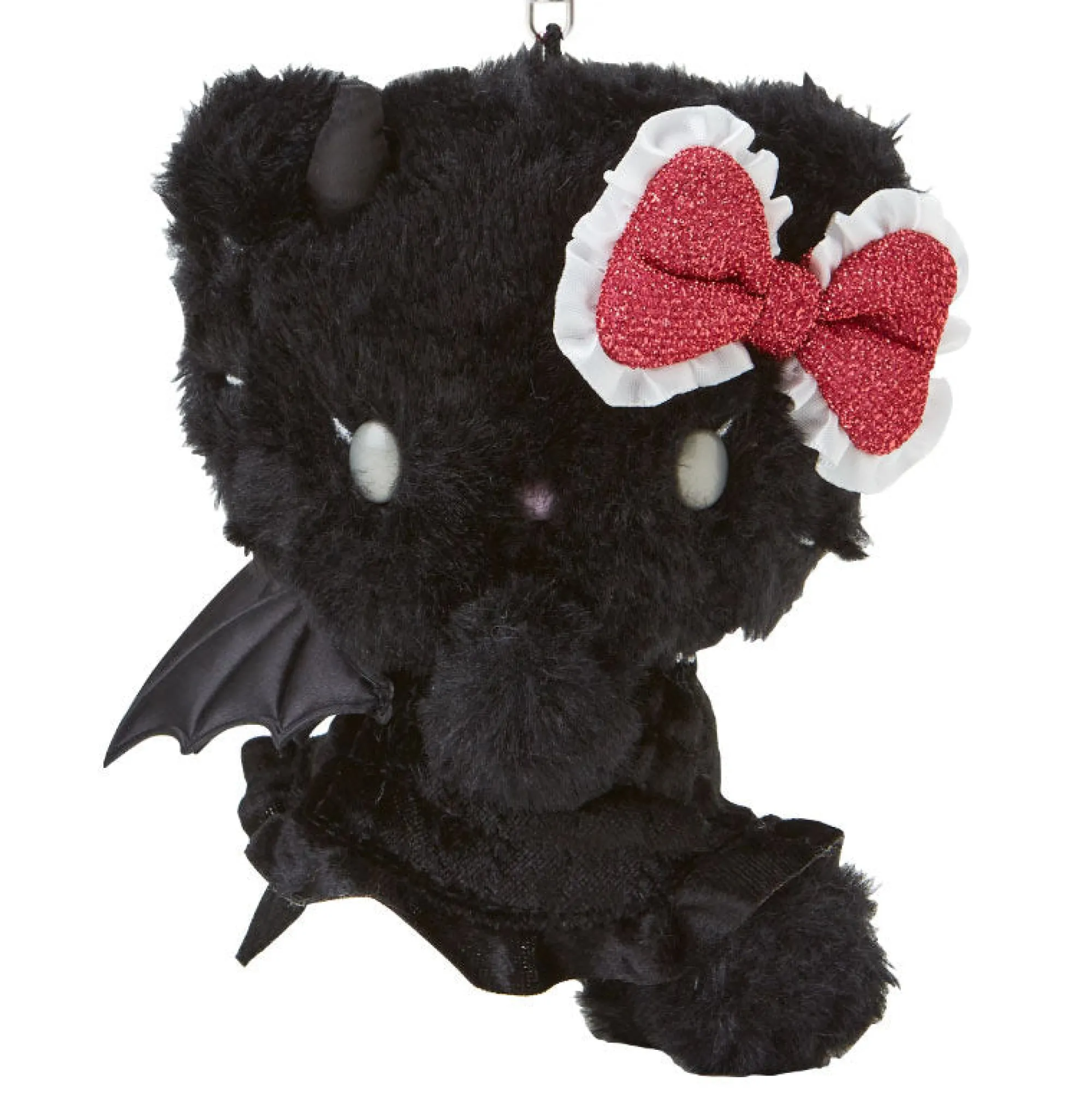 Japan Original Hello Kitty Naughty Plush Mascot Keychain (Naughty and Nice Series)