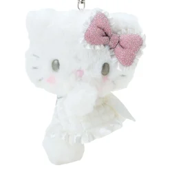 Japan Original Hello Kitty Nice Plush Mascot Keychain (Naughty and Nice Series)