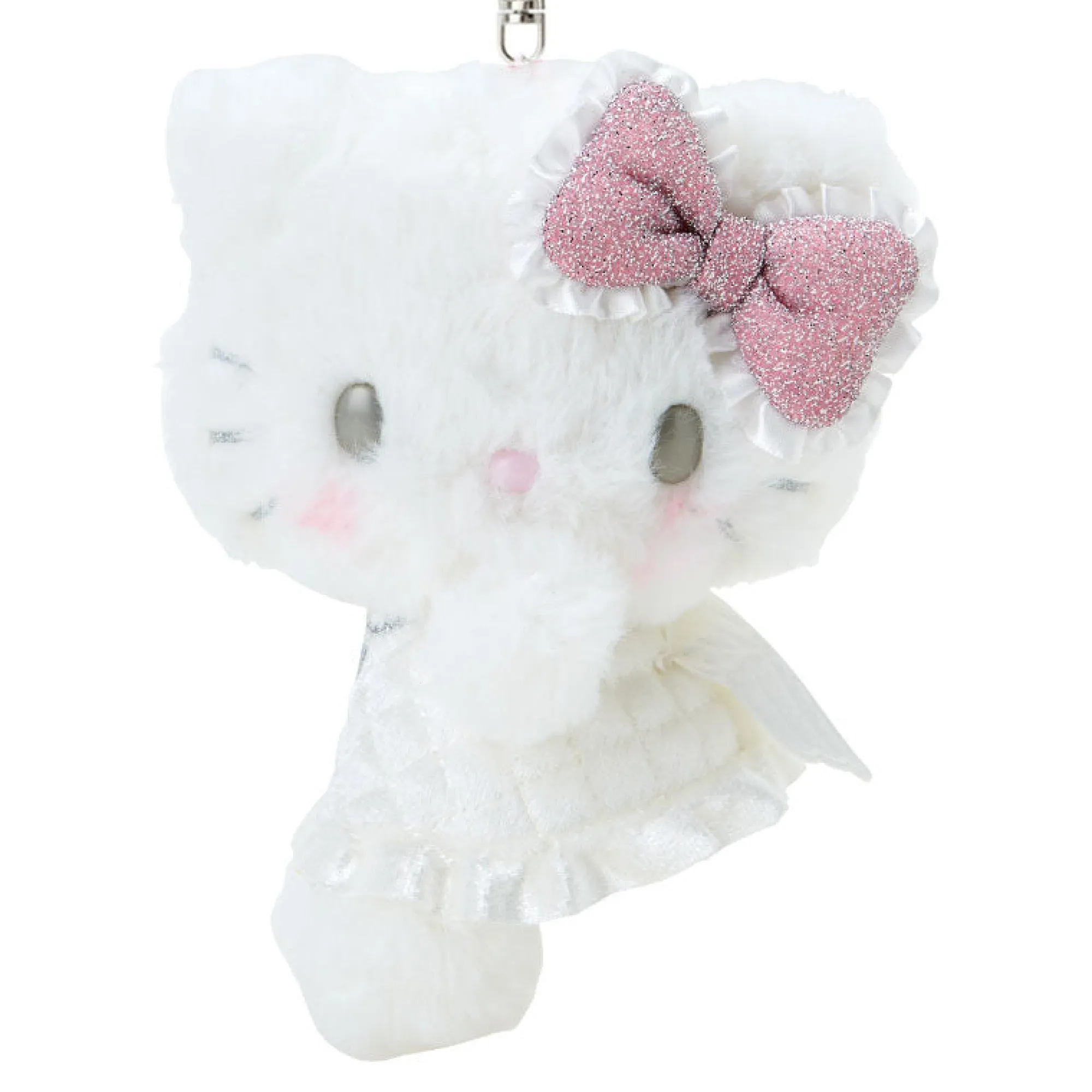 Japan Original Hello Kitty Nice Plush Mascot Keychain (Naughty and Nice Series)