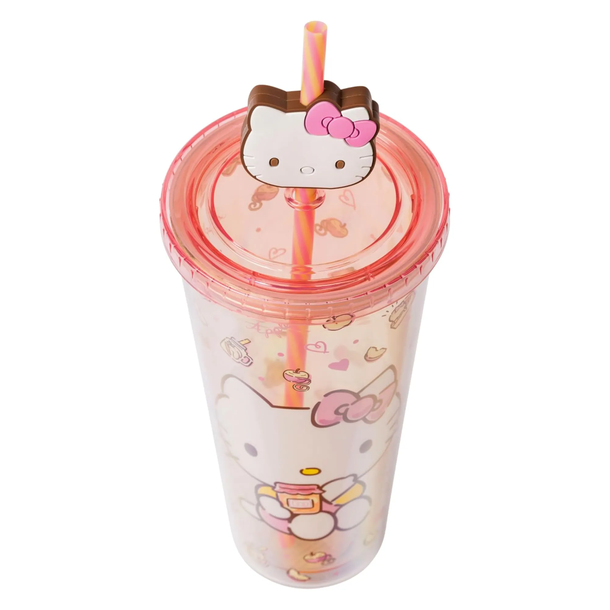 Silver Buffalo Hello Kitty 24oz Apples & Cinnamon Travel Tumbler