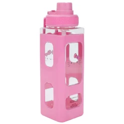 BIOWORLD Hello Kitty 24oz Square Travel Water Bottle