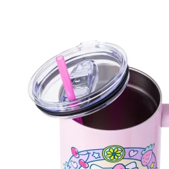 Silver Buffalo Hello Kitty 40oz Stainless Steel Travel Tumbler (Kawaii Fruit)
