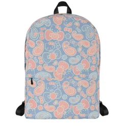 Printful Hello Kitty Paisley All-Over Print Backpack