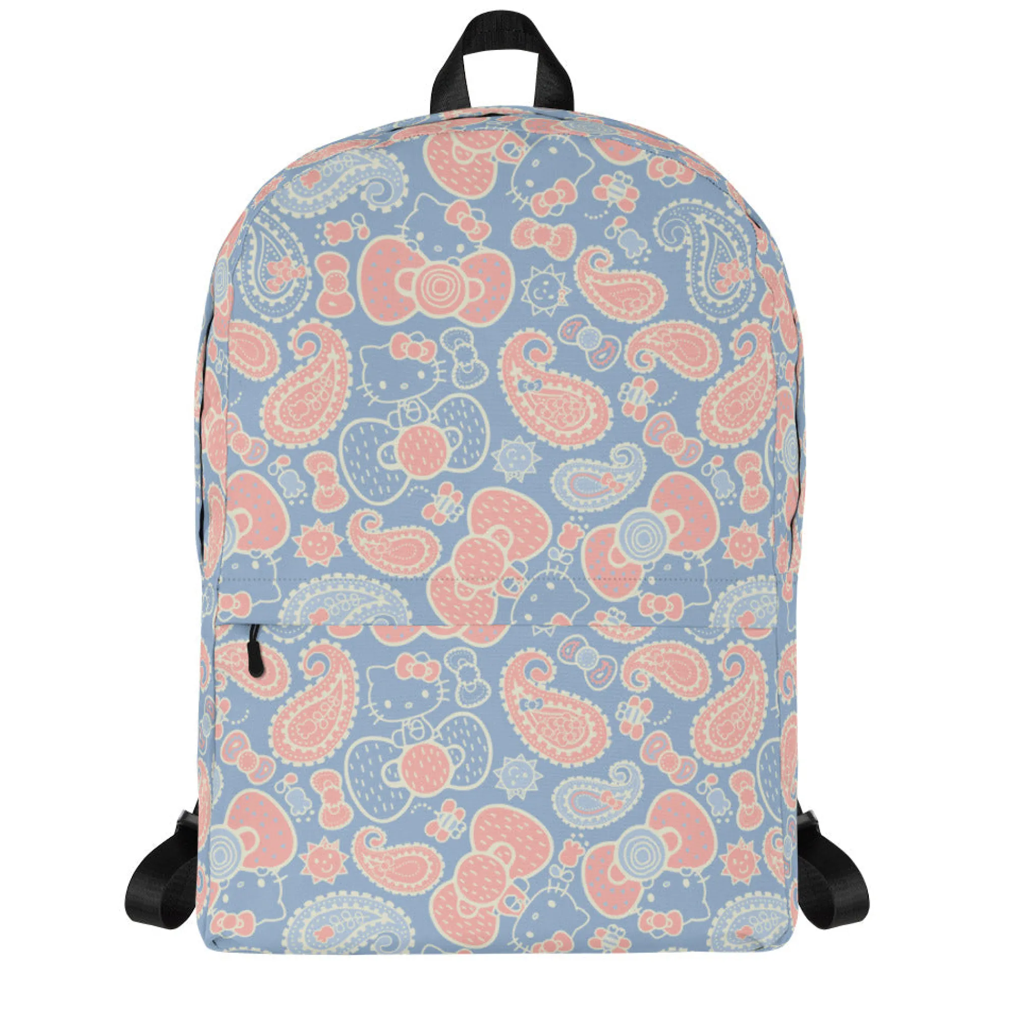 Printful Hello Kitty Paisley All-Over Print Backpack