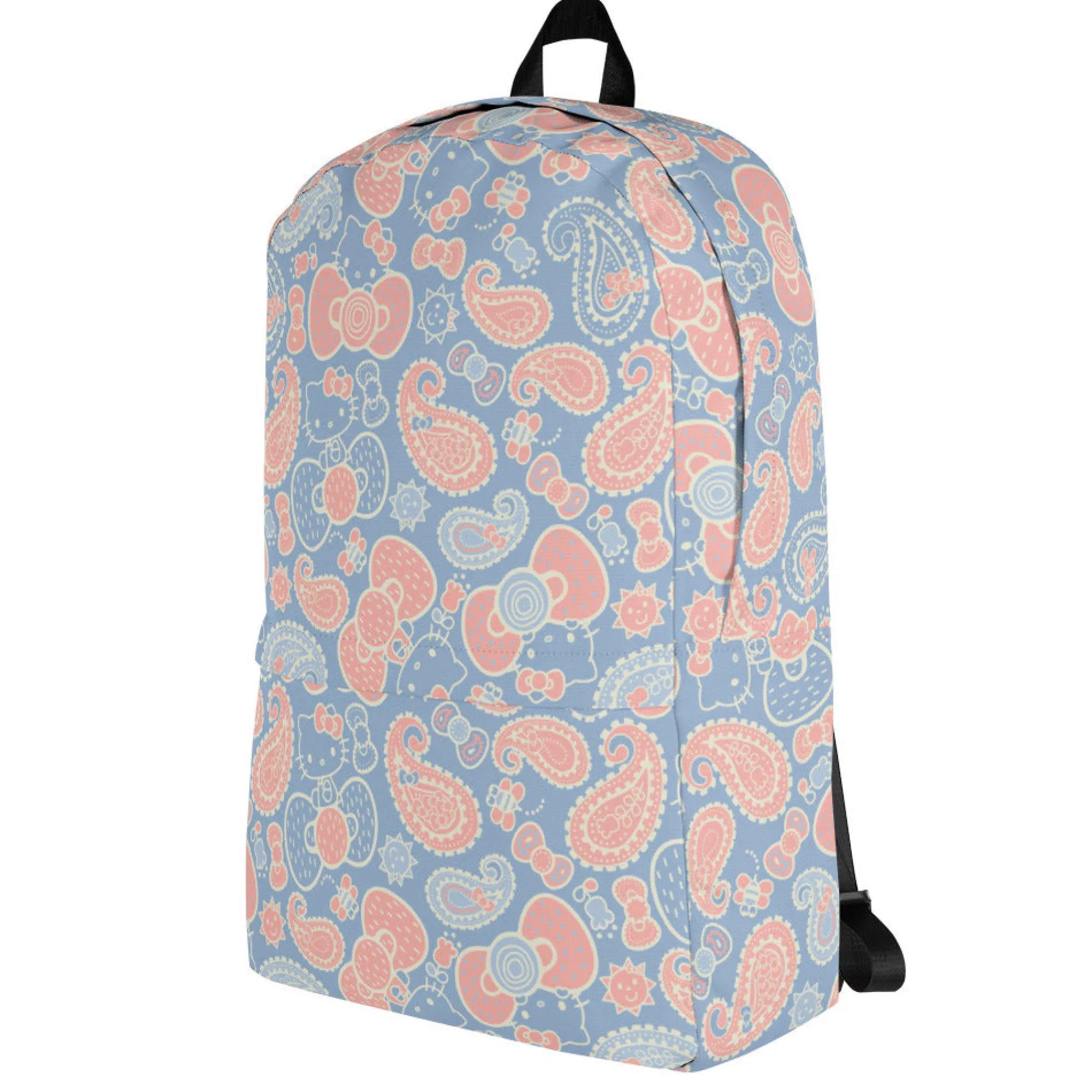Printful Hello Kitty Paisley All-Over Print Backpack