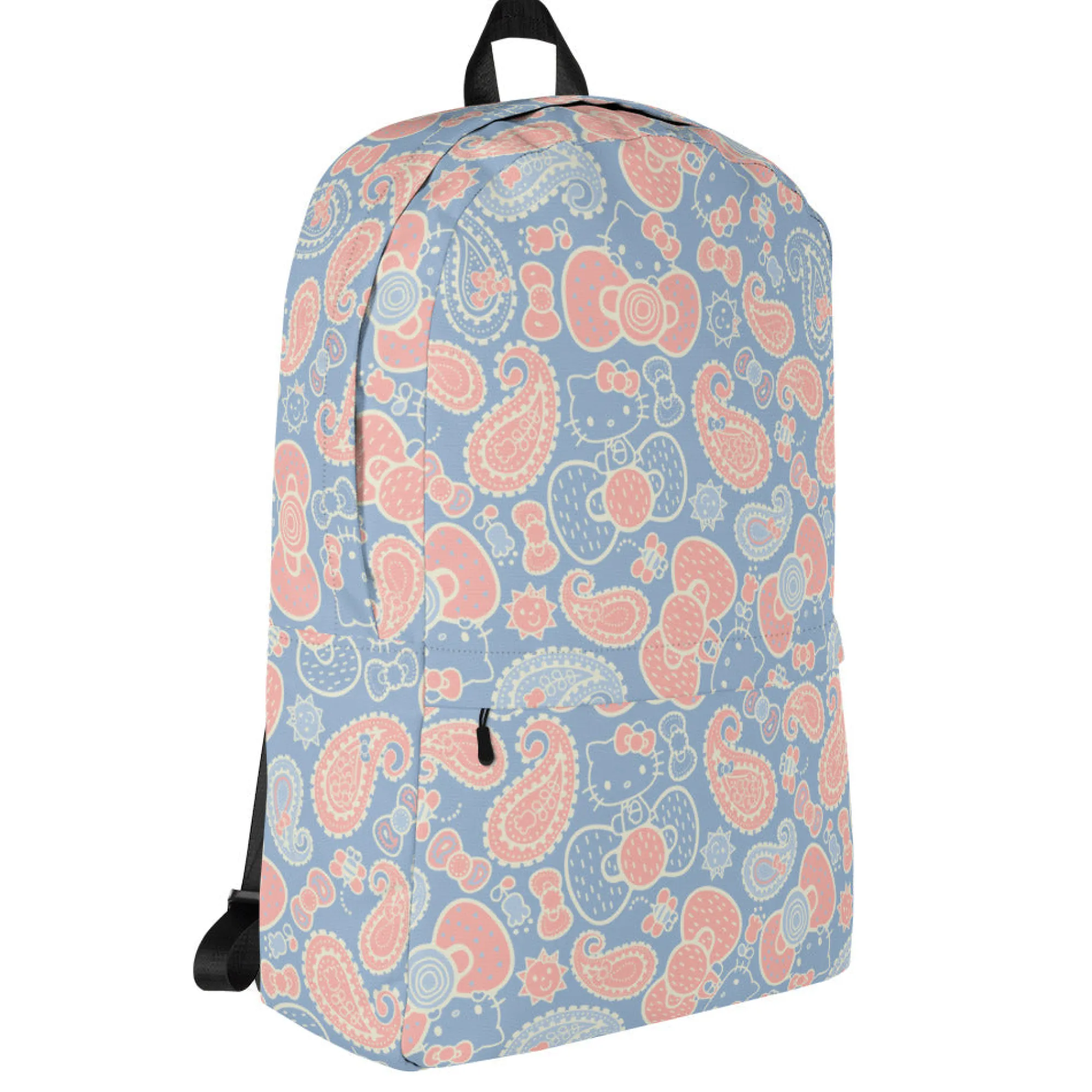 Printful Hello Kitty Paisley All-Over Print Backpack