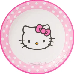 Silver Buffalo Hello Kitty Paper Napkin & Plate 32-pc Party Pack (Pink Dots)