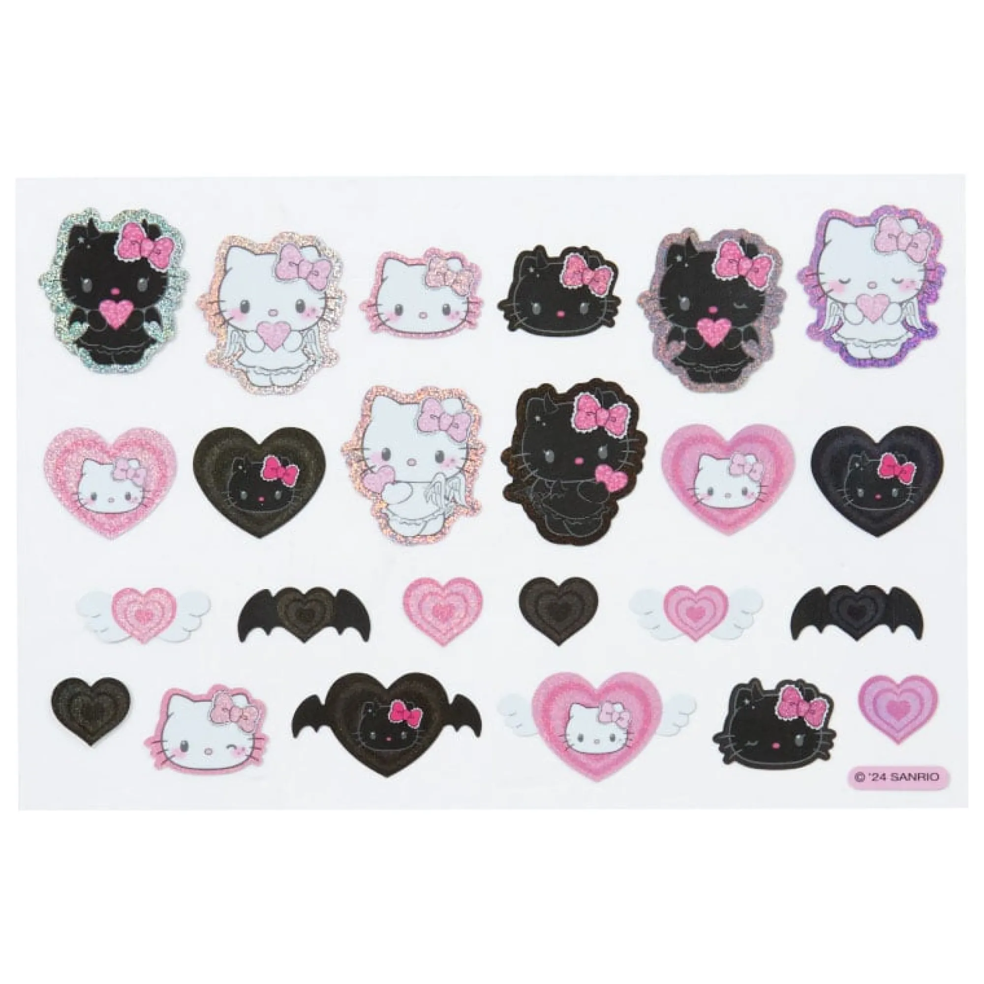 Japan Original Hello Kitty 29-Pc Mini Sticker Pack (Naughty and Nice Series)
