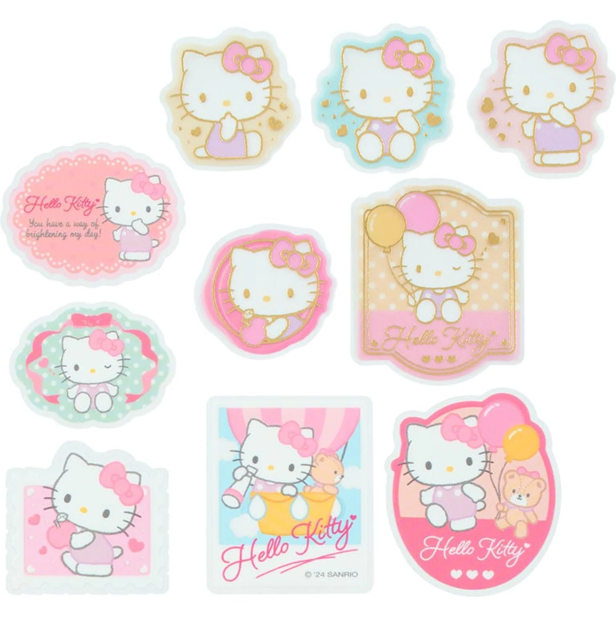 Japan Original Hello Kitty 30-pc Mini Sticker Set